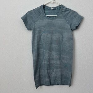 lululemon athletica swiftly Blue Short Sleeve Top